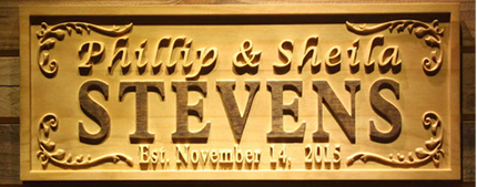 Wooden signs